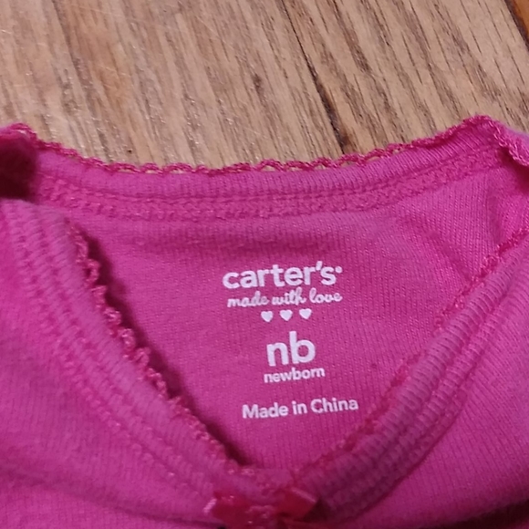Carter's Newborn Onesie Bundle Aquamarine & Pink - Picture 10 of 14